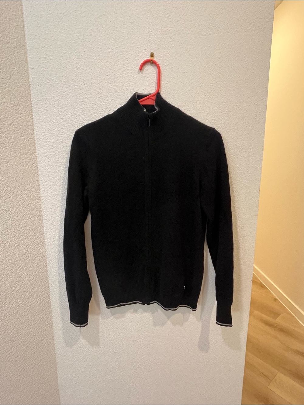 BENETTON Wool Blend Zip Cardigan